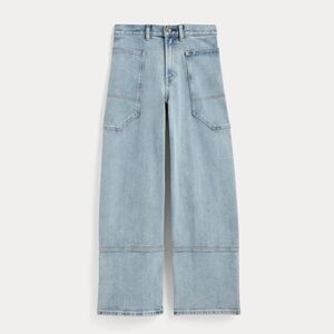 Everlane Light Wash Denim Wide Leg Jeans